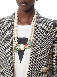 Jersey Cotton T-Shirt with Chez Valentino Print