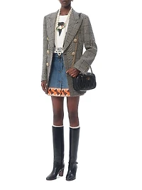 Jersey Cotton T-Shirt with Chez Valentino Print