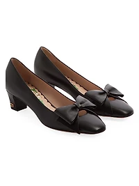 Bow Kidskin 45MM Pumps