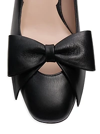 Bow Kidskin 45MM Pumps