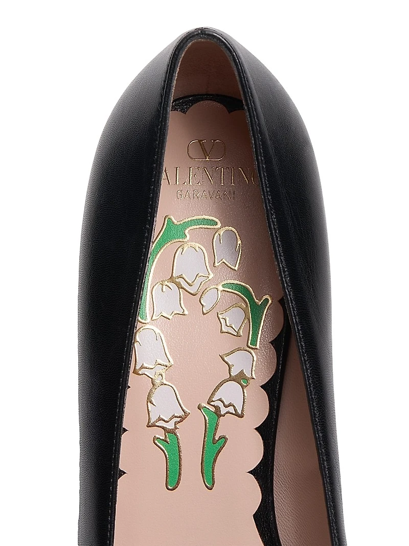 Bow Kidskin 45MM Pumps