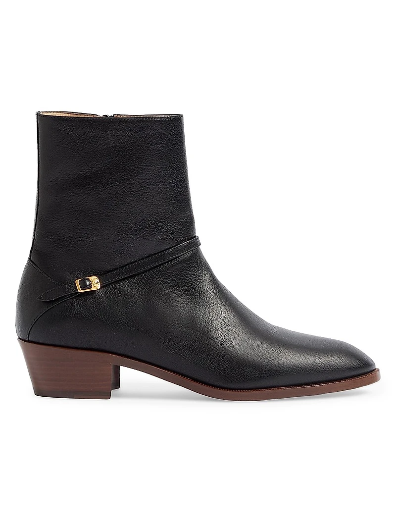 Pat Ankle Boots Kidskin