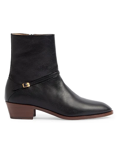 Pat Ankle Boots Kidskin