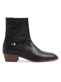 Pat Ankle Boots Kidskin