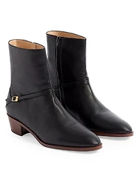 Pat Ankle Boots Kidskin