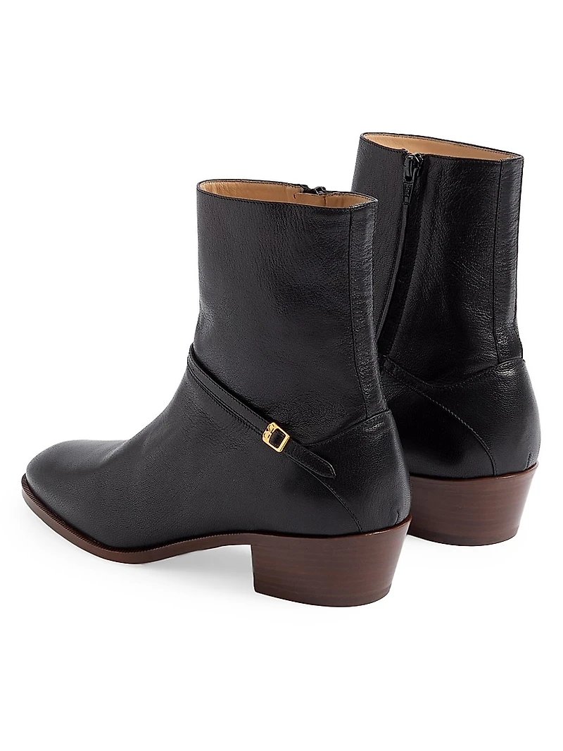 Pat Ankle Boots Kidskin