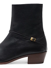 Pat Ankle Boots Kidskin