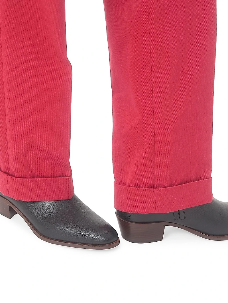 Pat Ankle Boots Kidskin