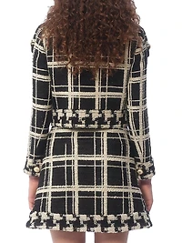 Caban Macro Check Tweed