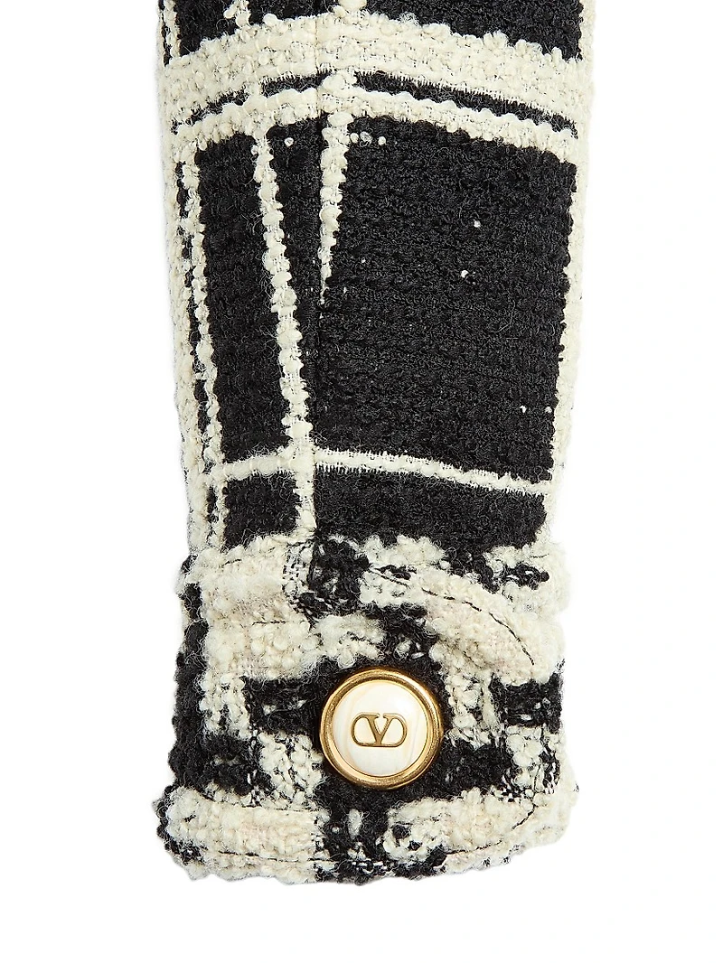 Caban Macro Check Tweed