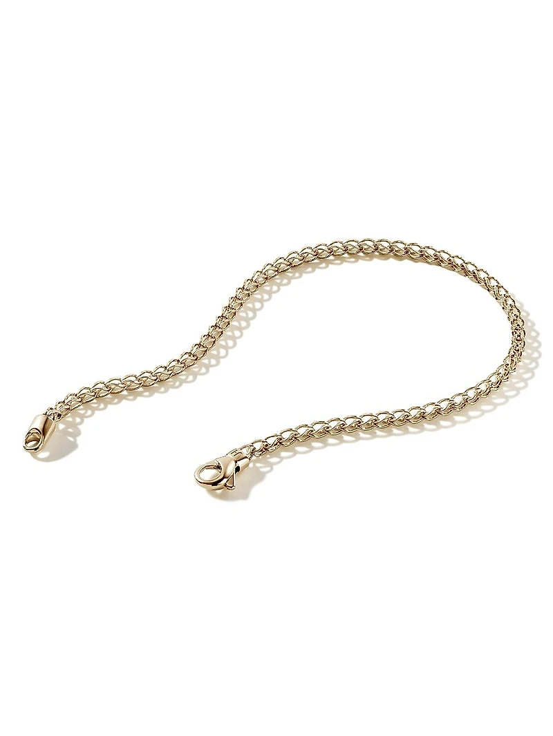 14K Yellow Gold Surf Chain Bracelet
