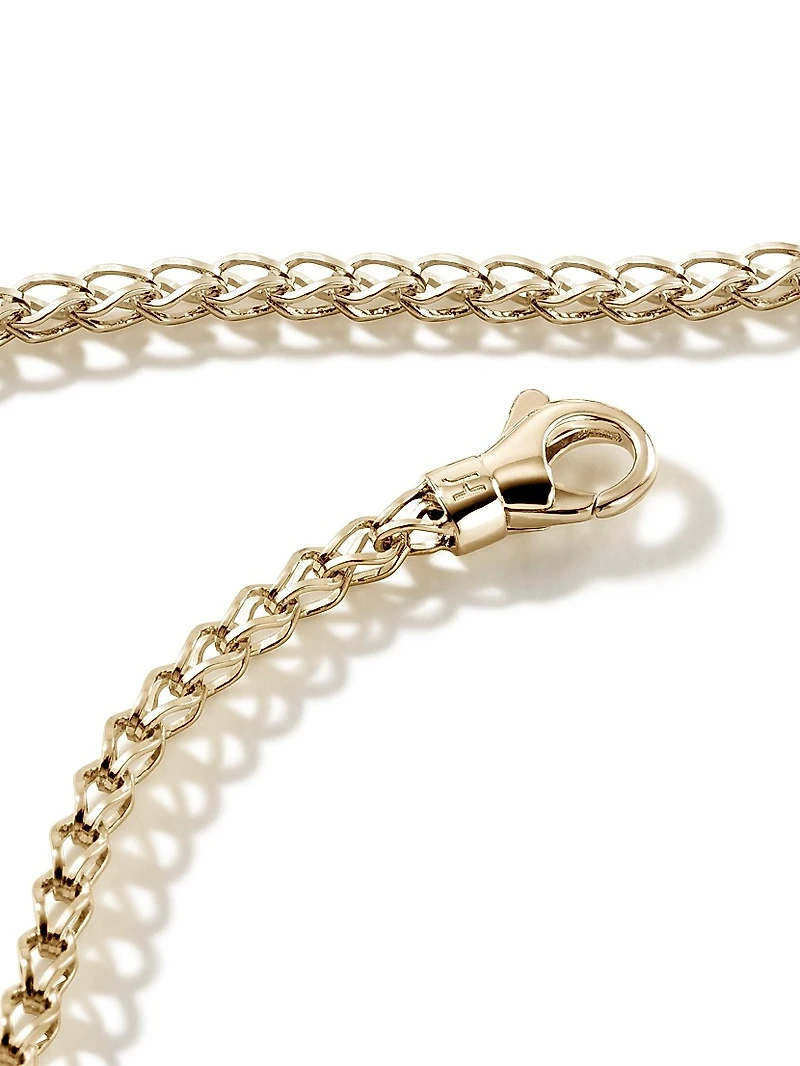 14K Yellow Gold Surf Chain Bracelet