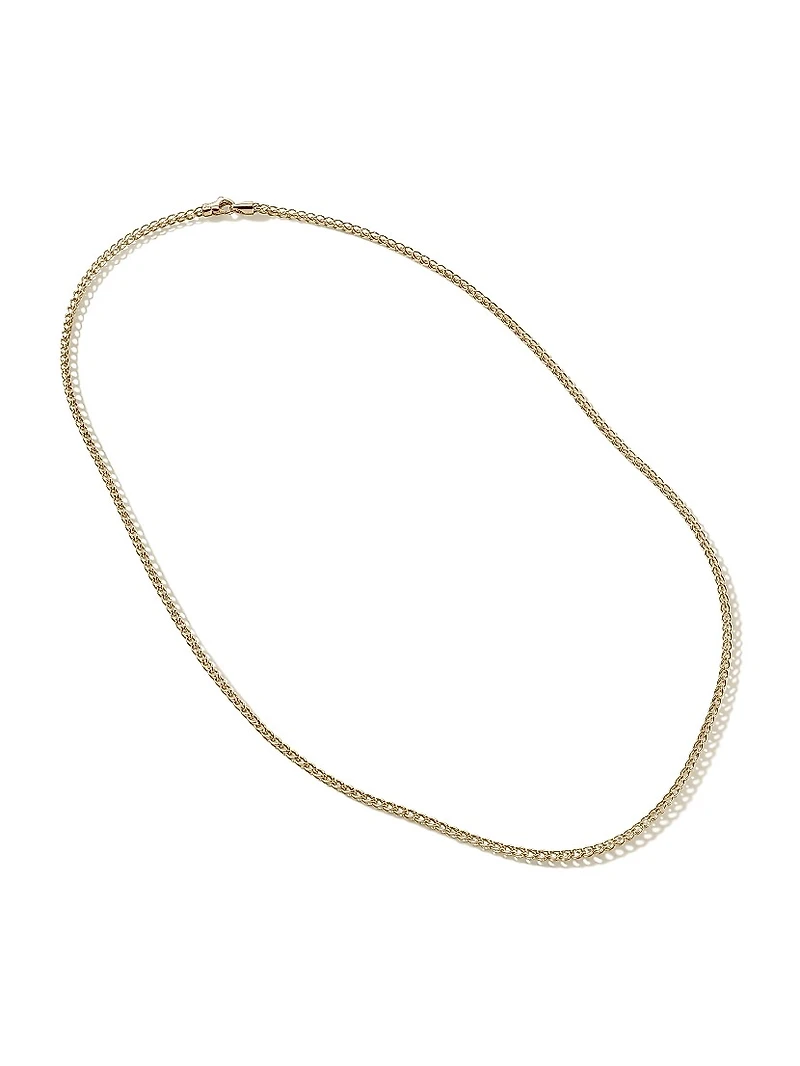14K Yellow Gold Surf Chain Necklace