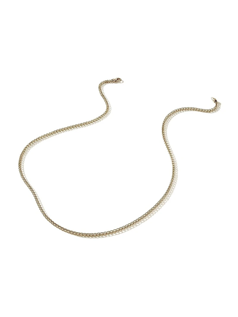 14K Yellow Gold Surf Chain Necklace