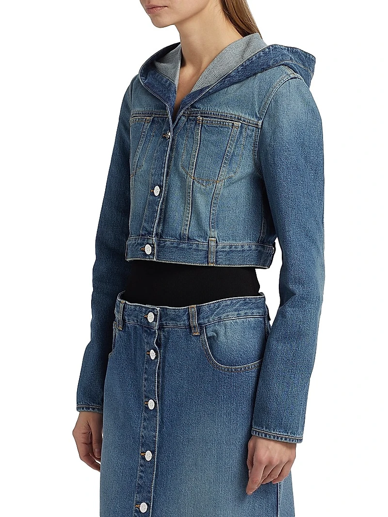 Hooded Denim Jacket