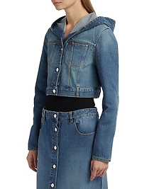 Hooded Denim Jacket