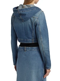 Hooded Denim Jacket