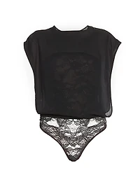 Lace Square Bodysuit