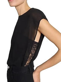Lace Square Bodysuit