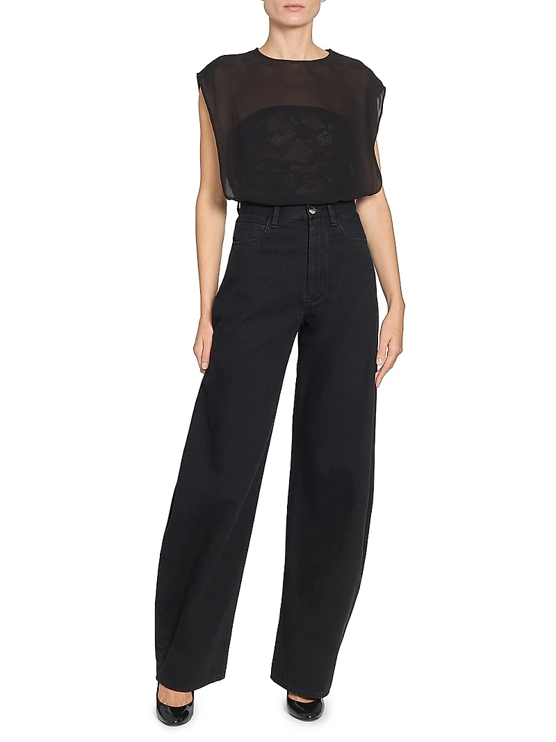 Lace Square Bodysuit