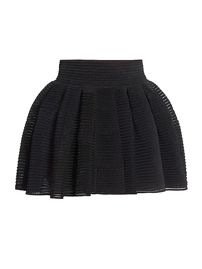 Crinoline High-Waisted Miniskirt