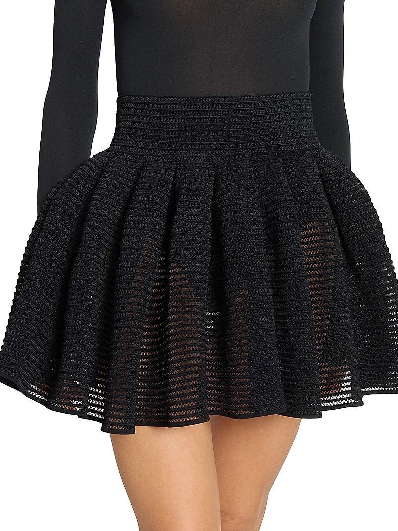 Crinoline High-Waisted Miniskirt