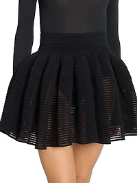 Crinoline High-Waisted Miniskirt