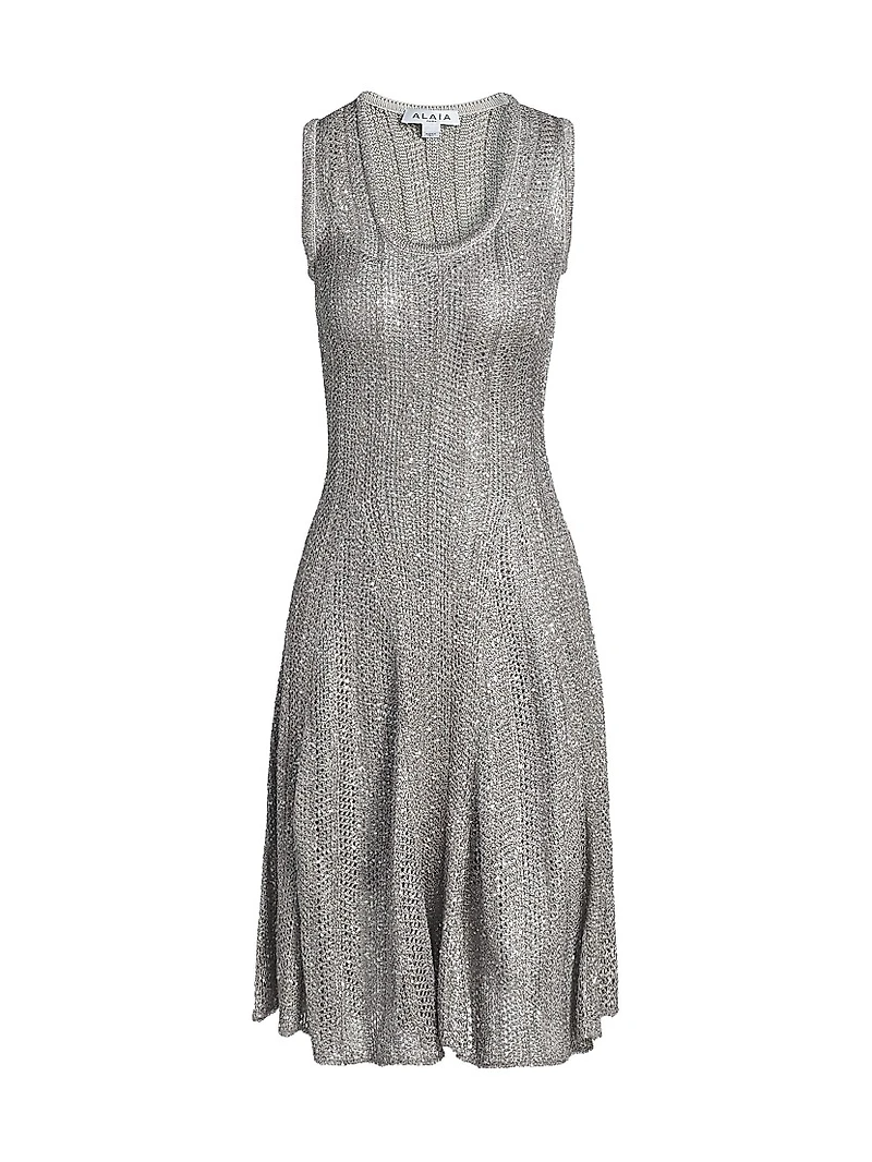 Stretch Sequined Minidress