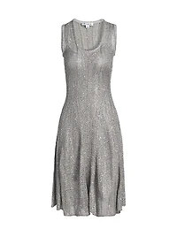 Stretch Sequined Minidress