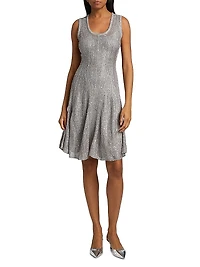 Stretch Sequined Minidress