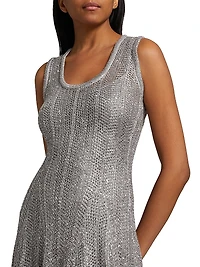 Stretch Sequined Minidress