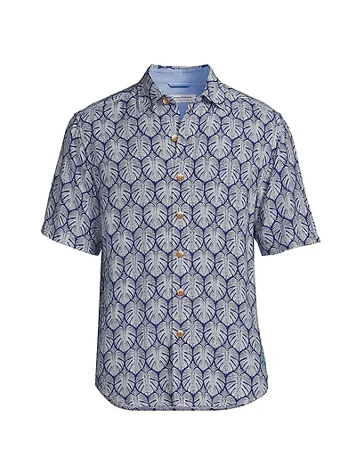 Veracruz Cay Monstera Tiles Shirt