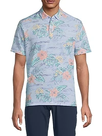 Costa Wave Isle Camo Performance Polo Shirt