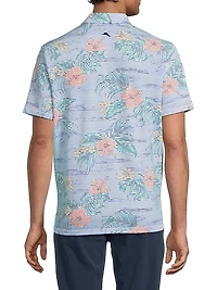 Costa Wave Isle Camo Performance Polo Shirt