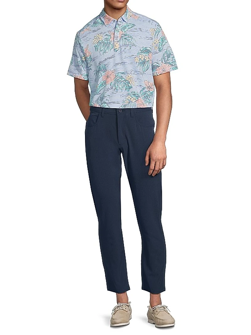 Costa Wave Isle Camo Performance Polo Shirt