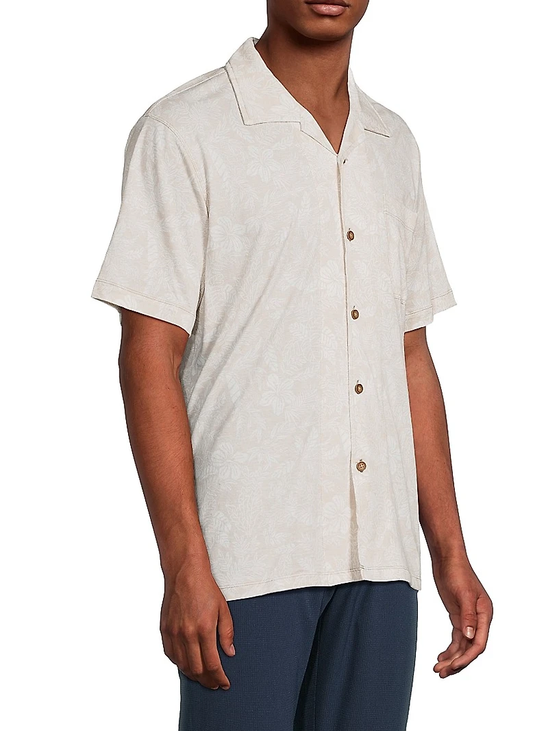 Vista Mar Leaf It To Me Camp Shirt