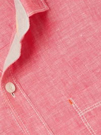Paradise Breezer Linen Button-Front Shirt