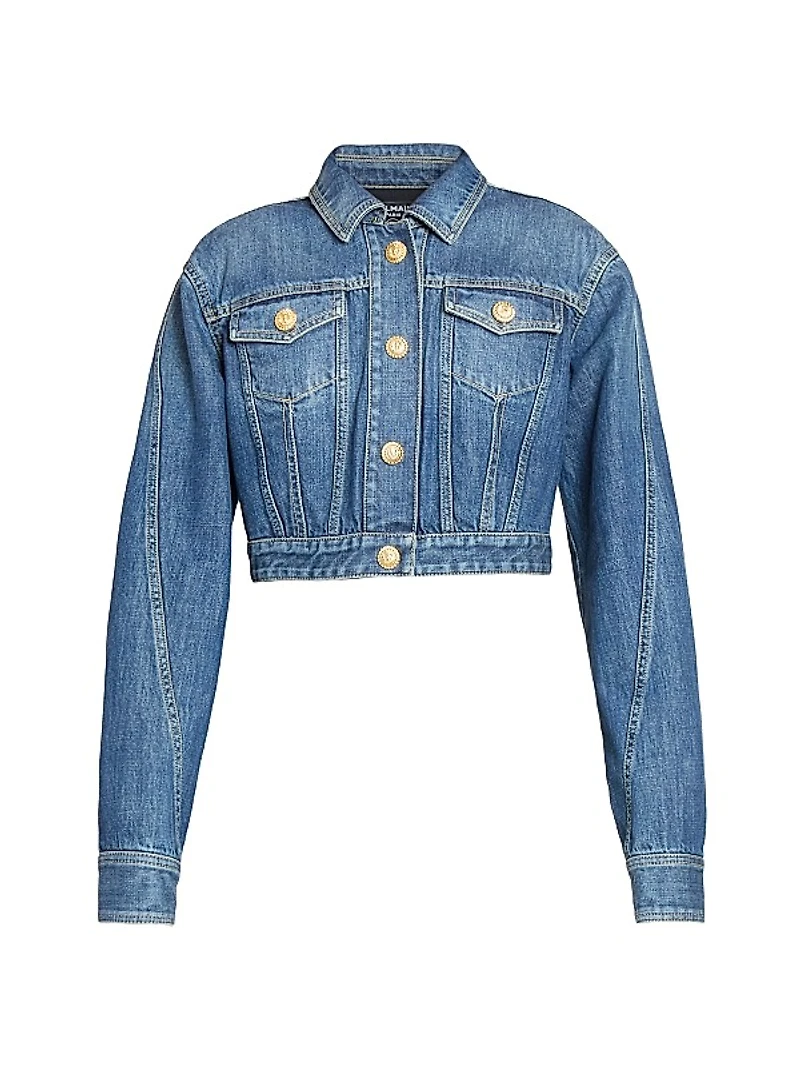 Denim Crop Jacket