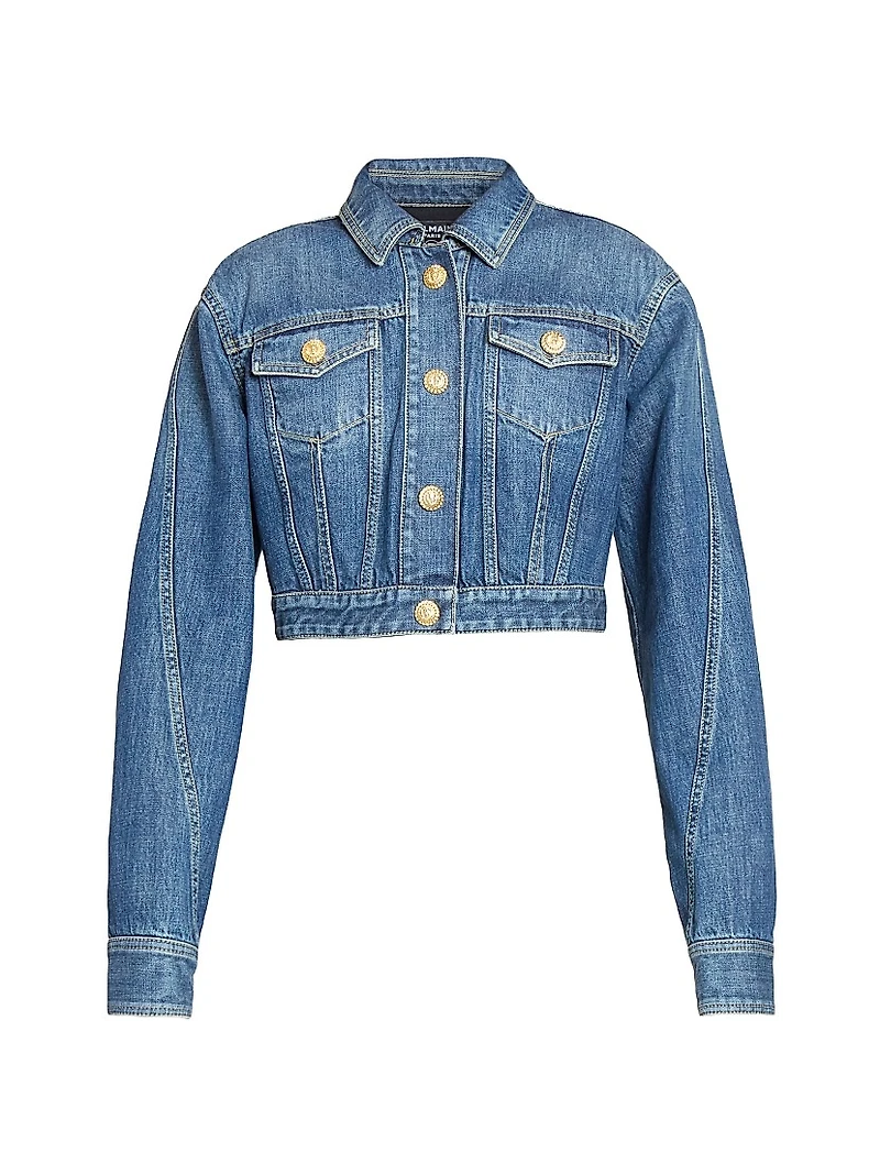 Denim Crop Jacket