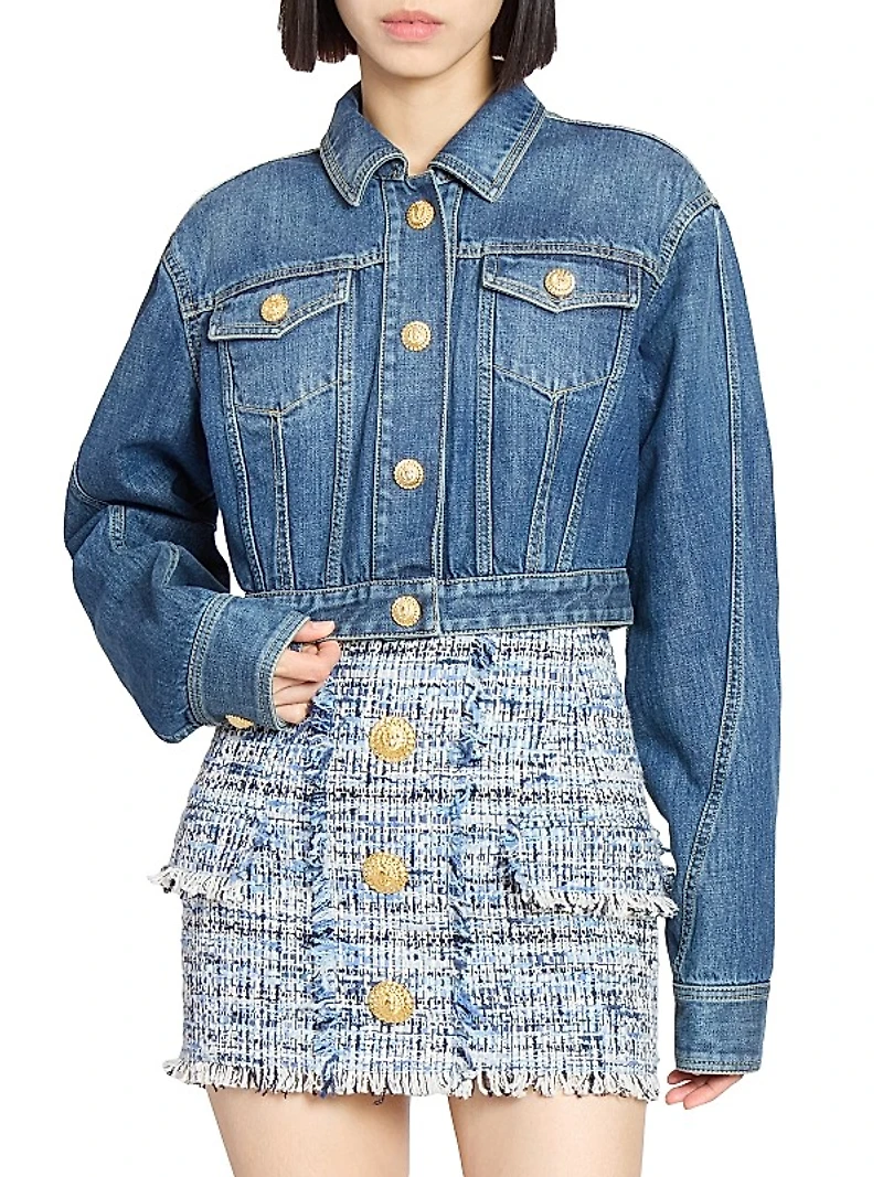 Denim Crop Jacket