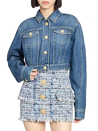 Denim Crop Jacket