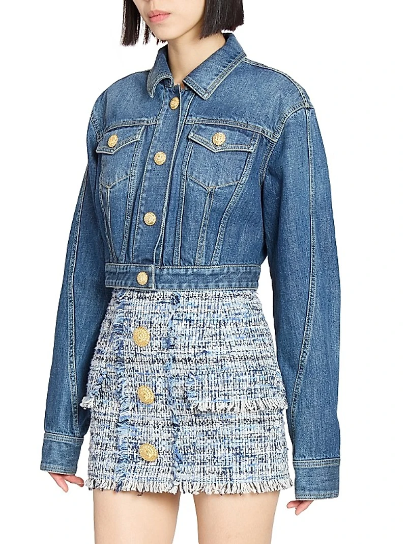 Denim Crop Jacket