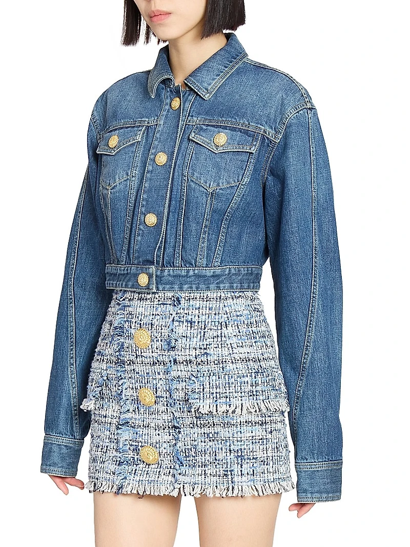 Denim Crop Jacket