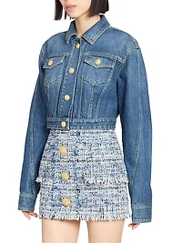 Denim Crop Jacket