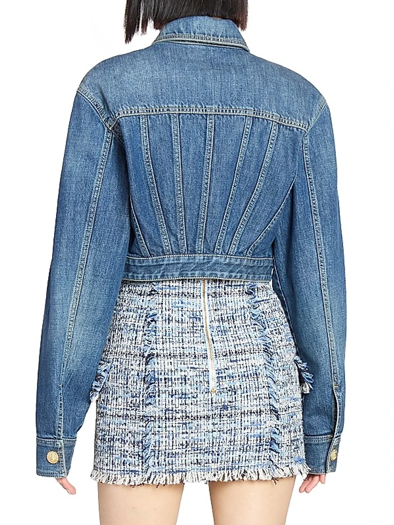 Denim Crop Jacket