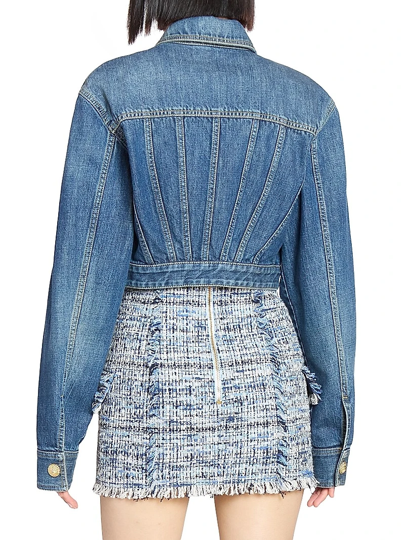Denim Crop Jacket