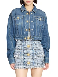 Denim Crop Jacket