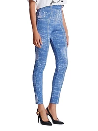 Trompe L'oeil Denim Leggings