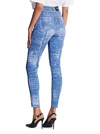 Trompe L'oeil Denim Leggings