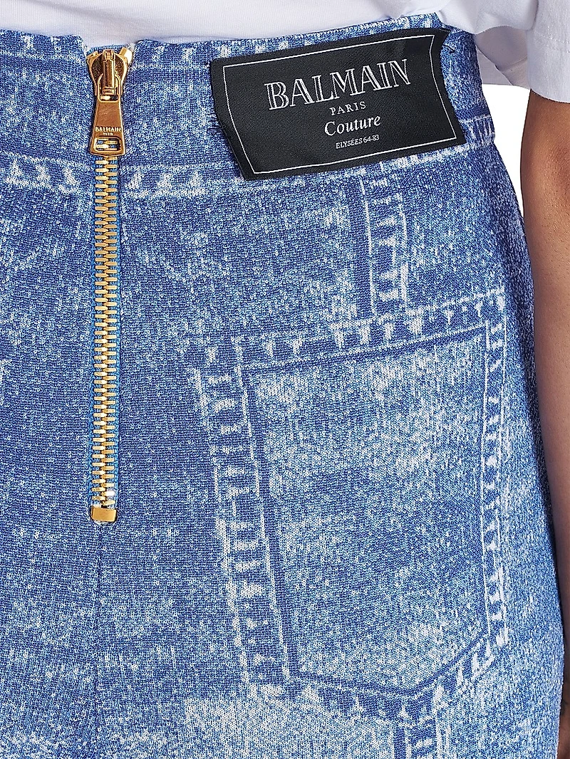 Trompe L'oeil Denim Leggings